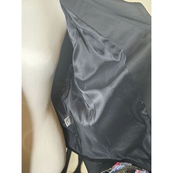 J. CREW Black Super 120s 100% Wool Blazer Jacket Work Office Wear Sz 4 - Picture 7 of 8